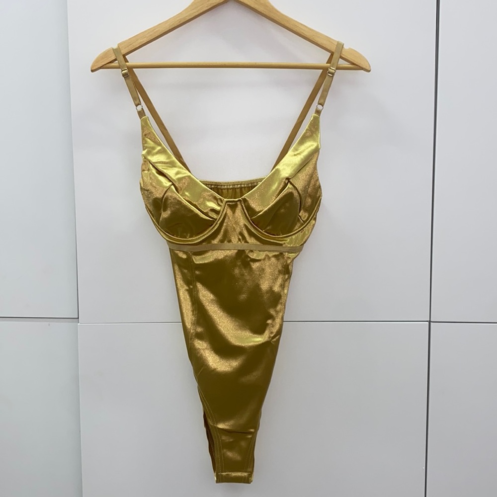 Satin Underwire Bodysuit